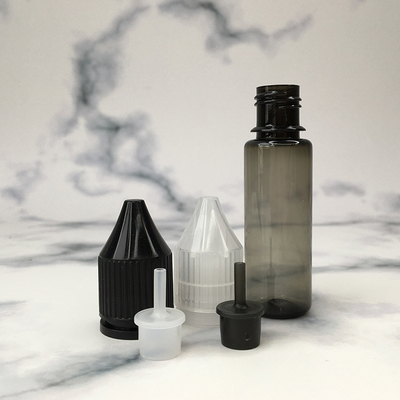 Przejrzystość butelki z płynem E z indywidualnym logo Pojemność 10 ml 15 ml 30 ml 60 ml 80 ml 100 ml