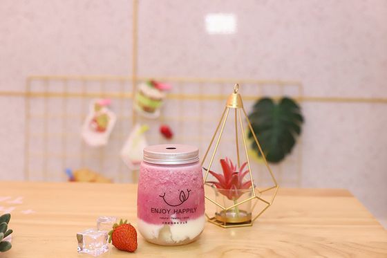 1000 ml Szruby na pokrywie Bąbelkowe kieliszki do herbaty z mlekiem