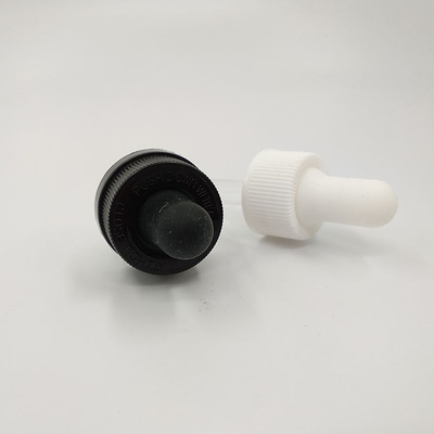 10 ml Kapsułka butelki z kropelnikami Transparentny czarny