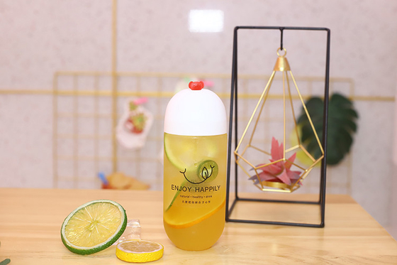 niestandardowe butelki z soku z tworzyw sztucznych o pojemności 250 ml, zabezpieczone przed wyciekiem, ze śrubą na pokrywie