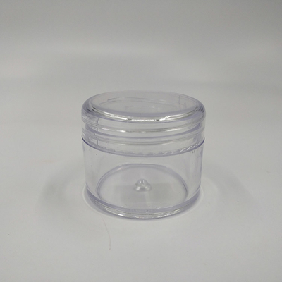 Gładka powierzchnia kosmetyczna słoik z tworzyw sztucznych o pojemności 10 ml 15 ml 30 ml 60 ml 80 ml 100 ml 120 ml 150 ml do kolekcji kosmetyków