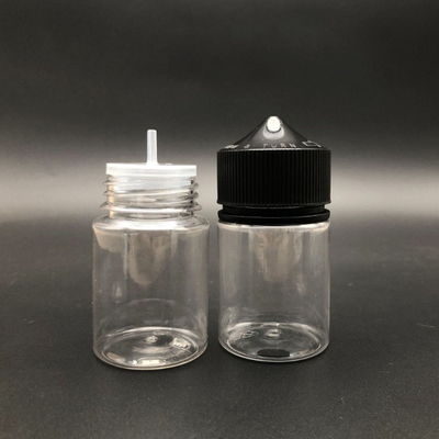 100 ml przezroczysty okrągły butelka płynna E z zabezpieczoną przed dziećmi czapką śrubkową i niestandardowym drukiem ekranowym