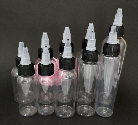 Uniwersalne butelki okrągłe do płynu 10 ml 15 ml 30 ml 60 ml 80 ml 100 ml Pojemność