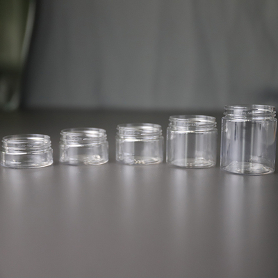 Zaleca się duże plastikowe słoik przyprawy ciasteczka słoik plastikowy przejrzysty słoik plastikowy złota pokrywa z niestandardową etykietą prywatną