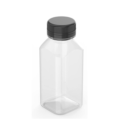 Butelki soku w kolorach na zamówienie z materiałem biodegradowalnym i różnych pojemności 120ml 250ml 350ml 500ml