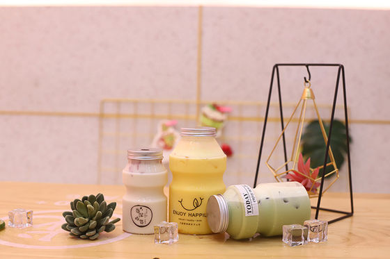 Przezroczyste dzbanki do bubble tea o pojemności 0,5 kg do użytku komercyjnego