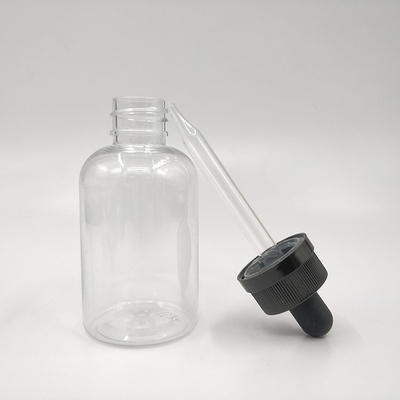 Stosuj plastikowe butelki kroplówkowe 10ml 15ml 20ml 30ml 40ml 50ml 60ml 70ml 100ml 120ml Skrętowa czapka Przejrzysta