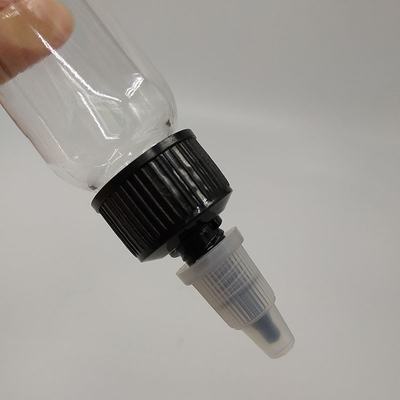 Butelki kroplówkowe PET Plastic Transparent Squeeze Flask with Screw Cap Sealing Type