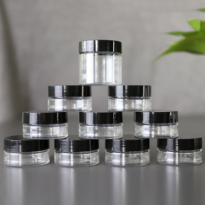 Drukowanie na zamówienie Plastic Cosmetic Jar 10ml 15ml 30ml 60ml 80ml 100ml 120ml 150ml Transparent For Cosmetic Packaging