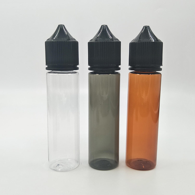 60 ml przezroczysta butelka E Liquid okrągły kształt dla opakowań do soku waporowego