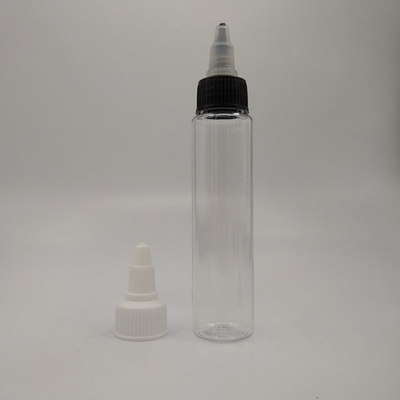 Butelki kroplówkowe PET Plastic Transparent Squeeze Flask with Screw Cap Sealing Type