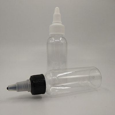 Butelki kroplówkowe PET Plastic Transparent Squeeze Flask with Screw Cap Sealing Type