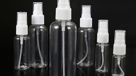 Powtórnie wypełniająca butelka z natryskiem PET na dobę 10ml 15ml 30ml 50ml 60ml 70ml 100ml 200ml 500ml