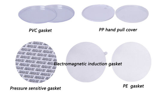 Darmowy próbnik plastikowego słoika na krem, słoik z szerokim otworem, plastikowe białe słoiki z pokrywkami w magazynie