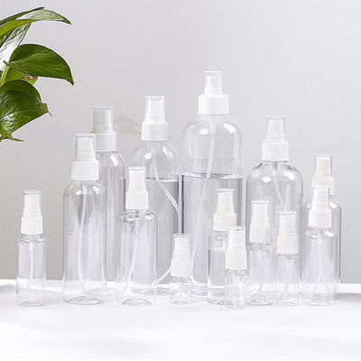 Przejrzysty butelkowany spray PET z gładką powierzchnią