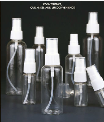 Przejrzysty butelkowany spray PET z gładką powierzchnią