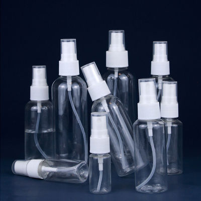 Przejrzysty butelkowany spray PET z gładką powierzchnią