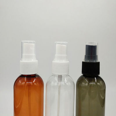 Transparent PET Plastic Spray Bottle in Green for Stylish and Versatile Packaging