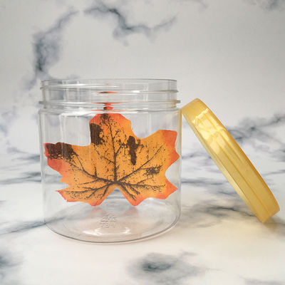 Spersonalizowany słoik kosmetyczny z tworzywa sztucznego z logo, z plastikową i uszczelniającą uszczelką z folii aluminiowej