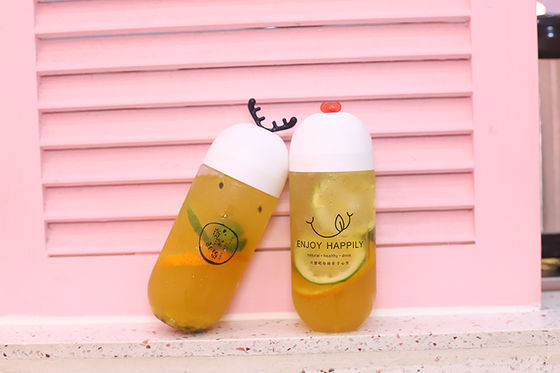 Izolowany uchwyt Wygodne przechowywanie napojów Przezroczyste butelki do herbaty z mlekiem