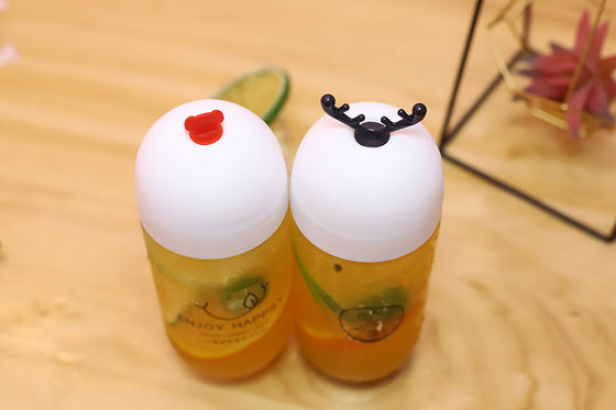 Izolowany uchwyt Wygodne przechowywanie napojów Przezroczyste butelki do herbaty z mlekiem