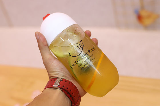 Izolowany uchwyt Wygodne przechowywanie napojów Przezroczyste butelki do herbaty z mlekiem