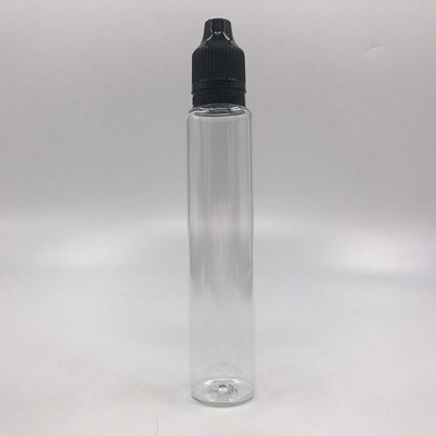 Przezroczysta butelka na e-liquid z szyjką 18mm i pojemnością 10ml 15ml 30ml 60ml 80ml 100ml