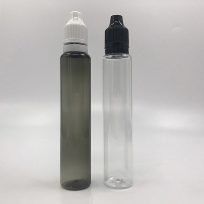 Przezroczysta butelka na e-liquid z szyjką 18mm i pojemnością 10ml 15ml 30ml 60ml 80ml 100ml