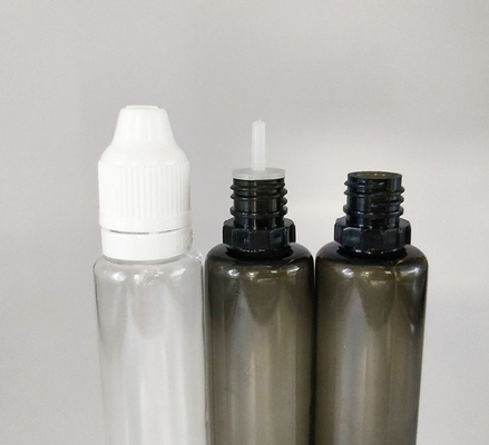 Przezroczysta butelka na e-liquid z szyjką 18mm i pojemnością 10ml 15ml 30ml 60ml 80ml 100ml