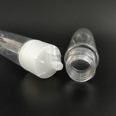 Butelka e-liquid do sitodruku z zabezpieczeniem przed dziećmi, o szyjce 18 mm, z nadrukiem sitodrukowym i zakrętką zabezpieczającą przed dziećmi