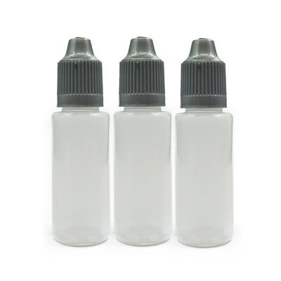 Butelka na e-liquid o pojemności 10ml, 15ml, 30ml, 40ml, 60ml, 80ml, 100ml z możliwością personalizacji logo i szyjką zabezpieczoną przed dziećmi