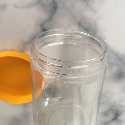 Transparent Plastic Jar Containers Equipped with Pressure Sensitive Sealing and 100 Diameter Providing Storage Options