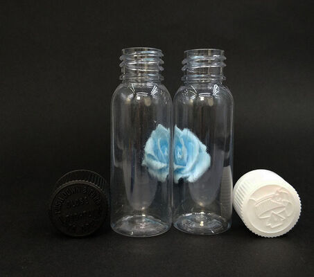 Plastikowe butelki z śrubą z górą, zmywarka naczynia, sejf z niestandardowym drukiem, idealny do pakowania przemysłowego i obsługi płynów.