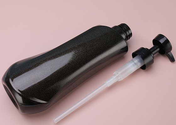 Czarne plastikowe butelki 4C PETG do wielokrotnego napełniania z pompą szczelną