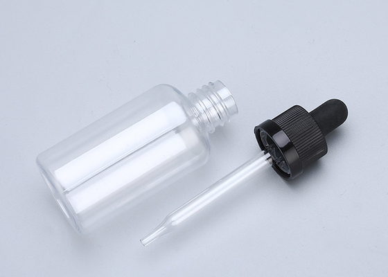 E Płynne, 100% plastikowe butelki z zakraplaczem PET z zakrętkami zabezpieczającymi przed dziećmi