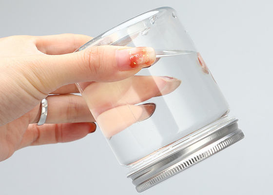 500 ml plastikowych puszek na napoje Plastikowy słoik PET z aluminiowymi pokrywkami