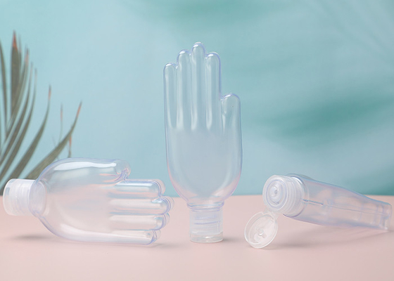 Bezzapachowe plastikowe butelki do dezynfekcji rąk 50 ml pojemniki podróżne wielokrotnego użytku
