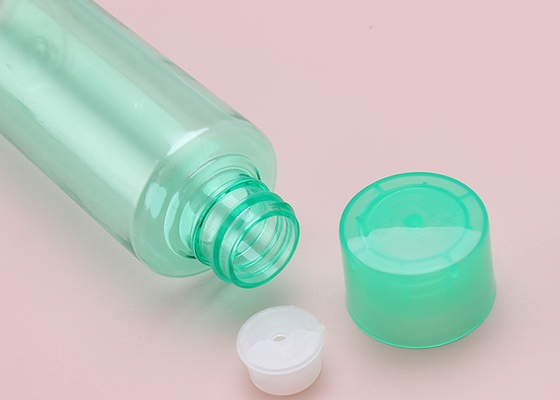 Zielona przezroczysta pokrywka PP 100 ml plastikowa butelka z zakrętką ISO9001