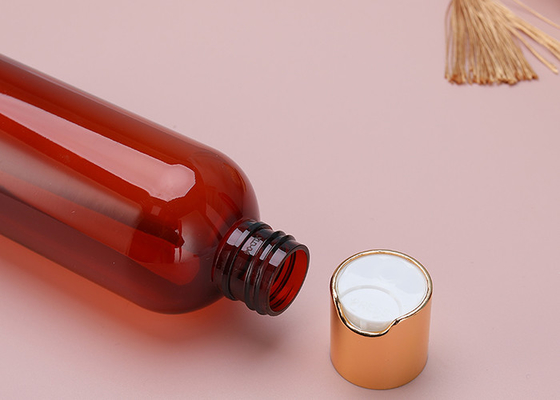 Lekkie plastikowe butelki z zakrętką o pojemności 230 ml ze złotą zakrętką