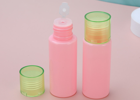 Skin Essence 21mm 1 uncja Plastikowe butelki kosmetyczne PET z klapką