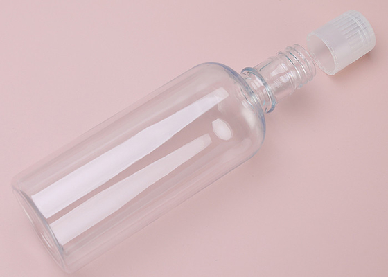 Plastikowy pojemnik na butelki do płukania jamy ustnej o pojemności 520 ml z zakrętką w 100% nadający się do recyklingu