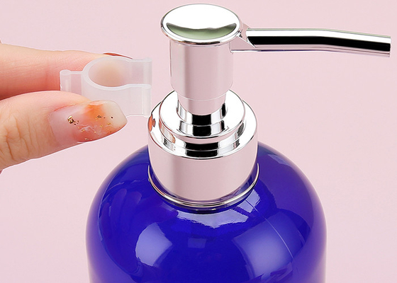 SGS Okrągła plastikowa butelka z pompką do szamponu 300 ml