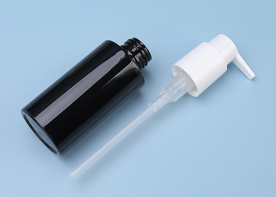 Plastikowe butelki z balsamem PETG 100 ml Czarna butelka PET BPA BEZ OŁOWIU