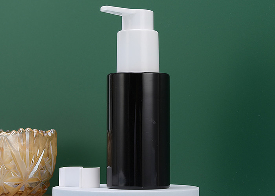 Plastikowe butelki z balsamem PETG 100 ml Czarna butelka PET BPA BEZ OŁOWIU
