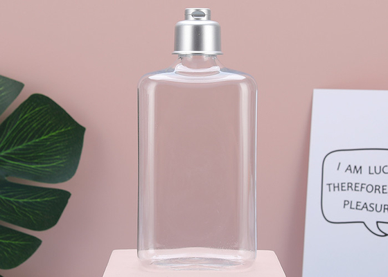 PET 500ml 250ml Przezroczyste plastikowe puste butelki do wyciskania z klapką