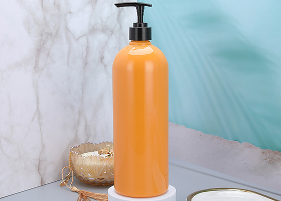 25mm Pomarańczowy Szampon Plastikowe Dozowniki Butelki 900ml