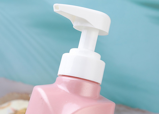 Perłowe różowe butelki z pompką PET 750 ml plastikowe butelki do mycia ciała