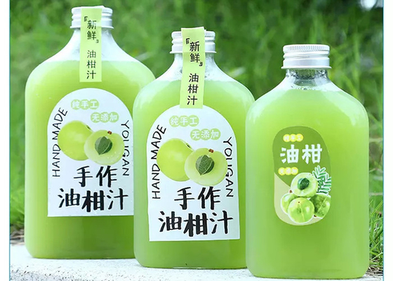 Szczelne butelki na herbatę mleczną 350 ml 250 ml plastikowe butelki na sok