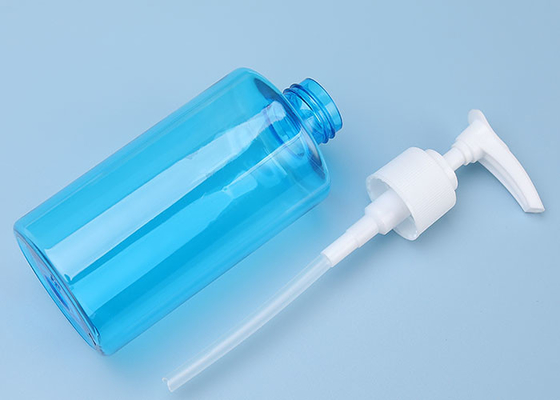 Okrągła butelka PET SGS z tworzywa sztucznego do dezynfekcji rąk 200 ml z białą pompką do balsamu
