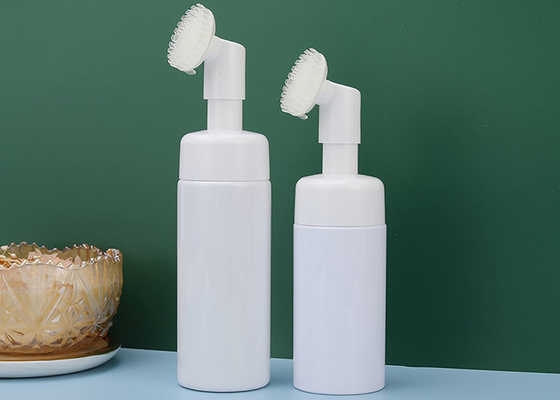 120ml 150ml Butelka z pianki do mycia twarzy z silikonową szczoteczką